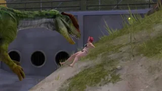 Regina’s dino crisis vore by thelittleboot