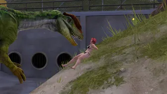 Regina’s dino crisis vore by thelittleboot