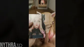 K/DA Ahri Sucks off a Fan [White]