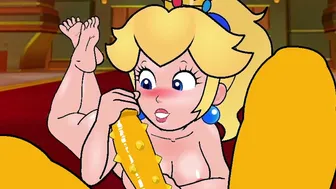 Bowser x Peach Teasing Handjob (early)
