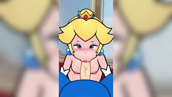 Peach blowjob