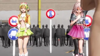 Gumi & IA Forced To Strip In Public – Love Me If You Can