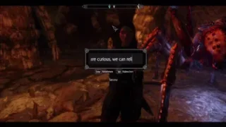 Serana with spider