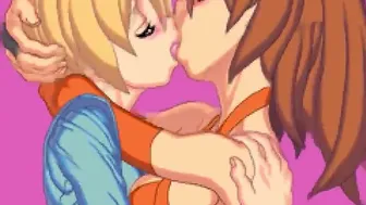 Pridot and Klintz kissing