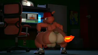 Charmeleon twerking