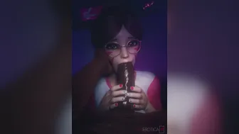 D.Va’s reward for a successful stream (black) [VGErotica]