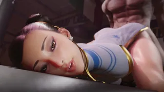 Another stress relief session after a good workout for Chun-Li. [Red404]