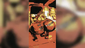 /Comic Style/ [ChitterCG] Big Ass Robot twerking for camera