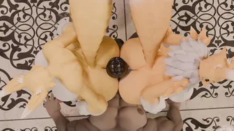 toamon and renamon using their asses for good