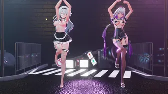 like a maid or cat 《MMD》