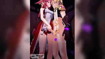 Yae rewards the traveler for a good job