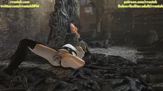 Miranda Lawson trapped and fucked hard by Xenomorphs