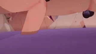 Aijo Rentaro VS Alisa Mikhailovna Kujou & Maria Mikhailovna Kujou