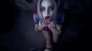 Harley Quinn facial