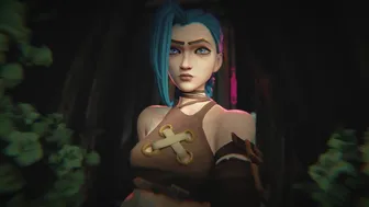 Jinx Covered in Cum, Censored