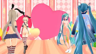 Shimakaze & Miku – World’s End Dancehall [MMD R18] RubyMMD