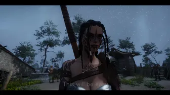 Fighting the Orc Chief