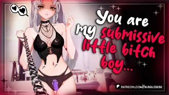 t Your Dom Goth Roommate Masturbating So She Pegs You  | Vtuber Roleplay