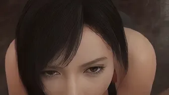 Tifa (Final Fantasy) Bar Room Blowjob (No Sound)