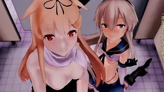 Shimakaze & Yuudachi take their fan’s virginity [R18] Reimo