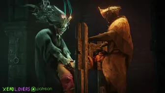 Jane, Oni and Wraith in a juicy Threesome! (Dead by Daylight)