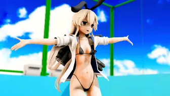 Shimakaze – Onegai Darling [MMD R15] Shakamoto