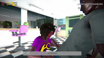 Special treatment in a saloon (proceduralis)