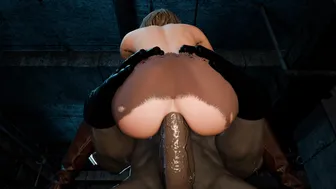 Ashley takes giant cock in the ass~! [JPBtos]