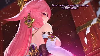 [Animated and Voiced HJOI] Yae’s Gangbang – Day 3 (Soft Femdom, Multiple Day Series)