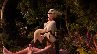 mimikyu have sex in a forest