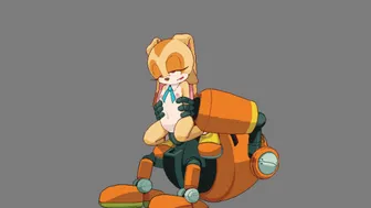 Cream Fucked by Egg Paw