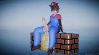 “Mario” pleasuring himself <3