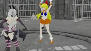 Sailor Venus and the Lusty Succubus: A 4K Miku Miku Dance Ryona Movie Part 1