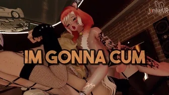 [JinkyVR] CUMMING while getting double-stuffed