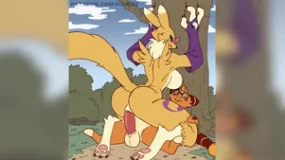 Renato riding Ampharos