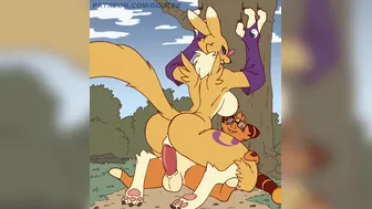 Renato riding Ampharos