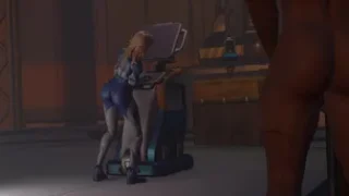 Unloading a ship with Sue Storm