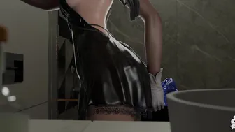 Eve solo playing under shower – Stellar Blade
