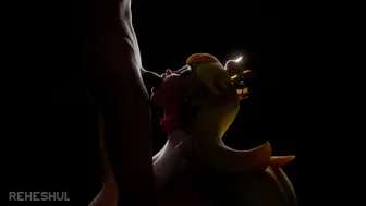 Peachy blowjob