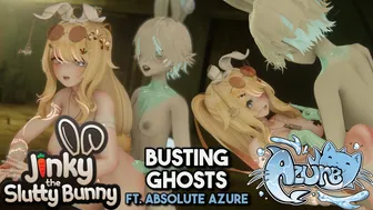 [JinkyVR] Slutty Bunny vlogs in an abandoned building and gets FUCKED by a GHOST