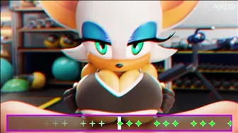 Rouge The Bat Fap/Cock Hero