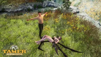 Monster girl shows her spider legs | Tamer cutscene [FULL HD] [W.I.P]