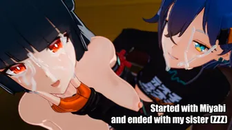 Started with Miyabi and ended with my sister (ZZZ) Full