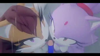 Licking Sonic’s Dick