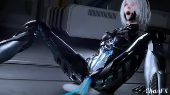 2B fuckbot tentacled and pushed to the breaking point