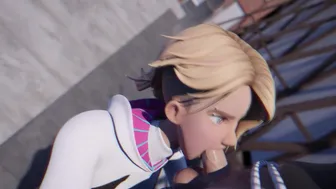 spider-gwen-and-peter-parker compilation