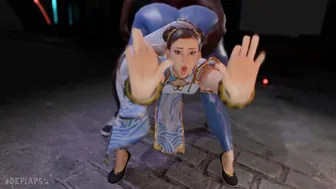 Chun-Li’s ‘Kikoken [Blacked][DePlaps][4K60FPS]
