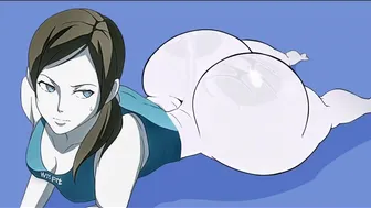 Wii Fit Trainer’s Fat Ass cheeks
