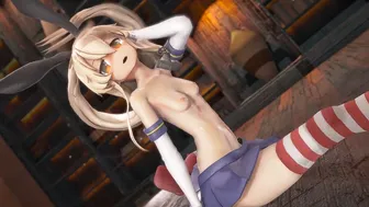 Shimakaze – Love Me If You Can (ver. 2) [MMD R18] Popipapi