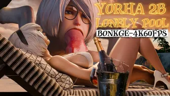 YorHa 2B Lonely Pool [Bonkge][4K60FPS]